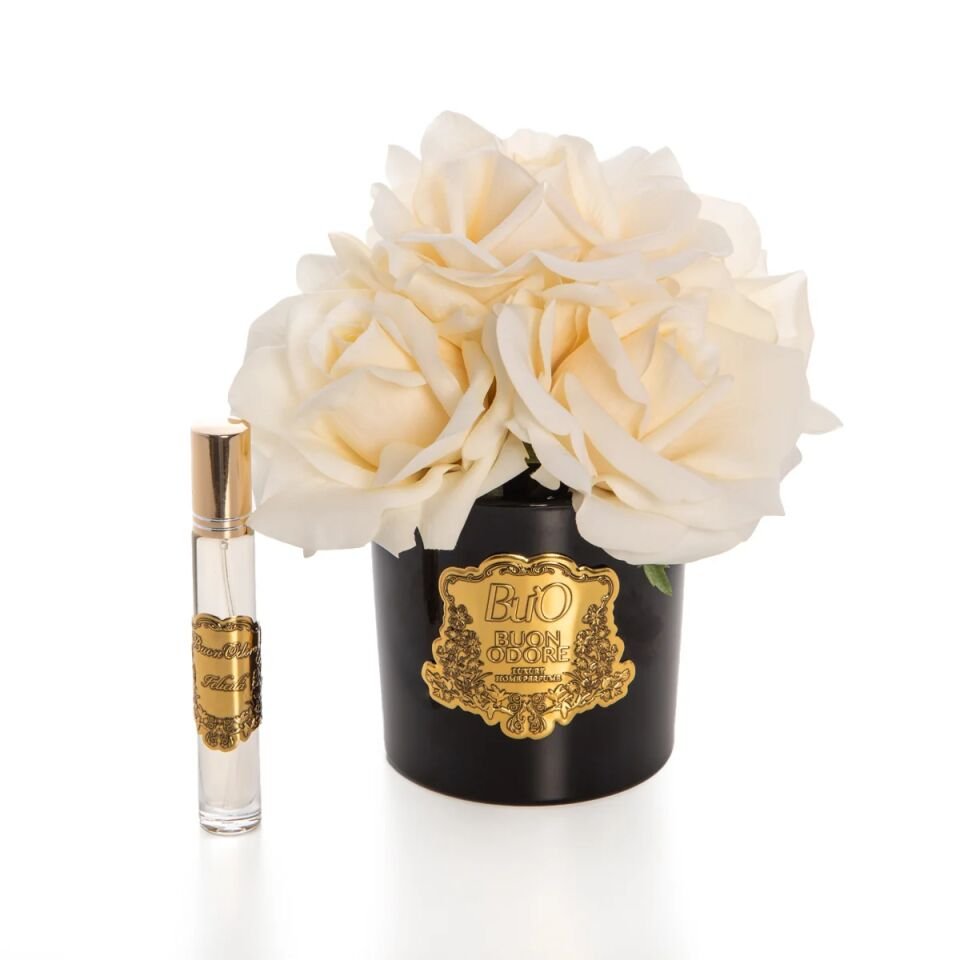 SİYAH CAM GOLD 5 GÜL