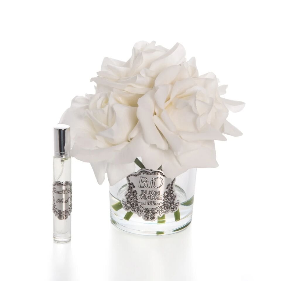 CAM SILVER 5 GÜL EV PARFÜMÜ Beyaz