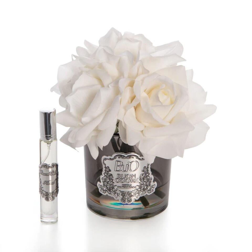 Füme Cam Silver 5 Gül Luxury Home Perfume
