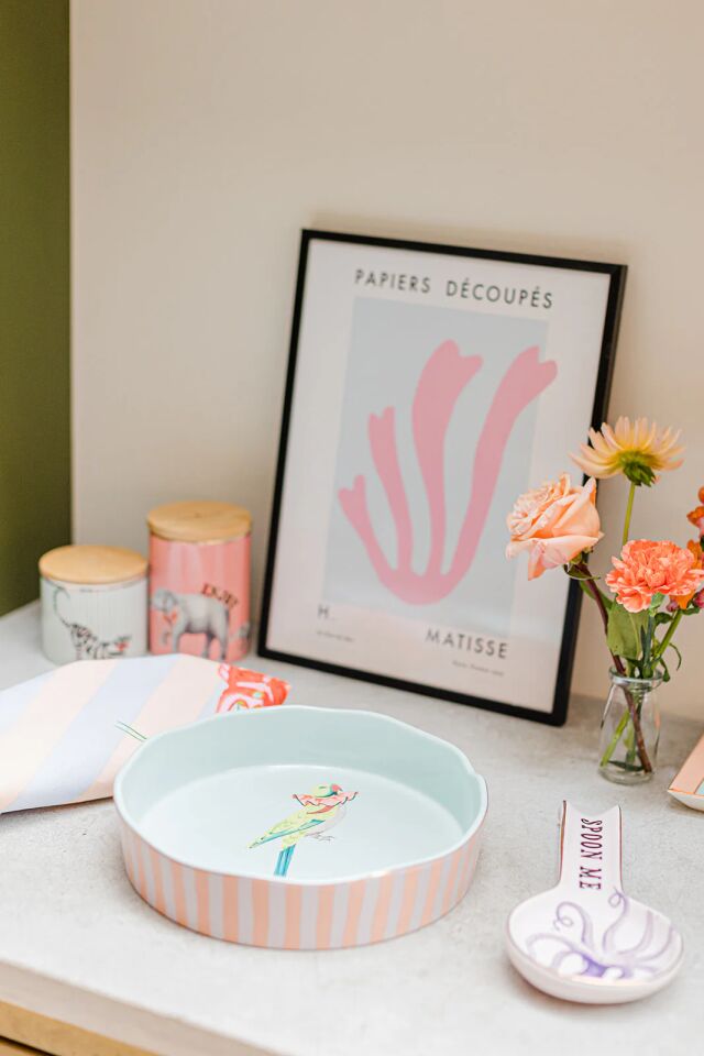 ANIMALS PAPAĞAN FIRIN KABI  Ø 28,5 cm