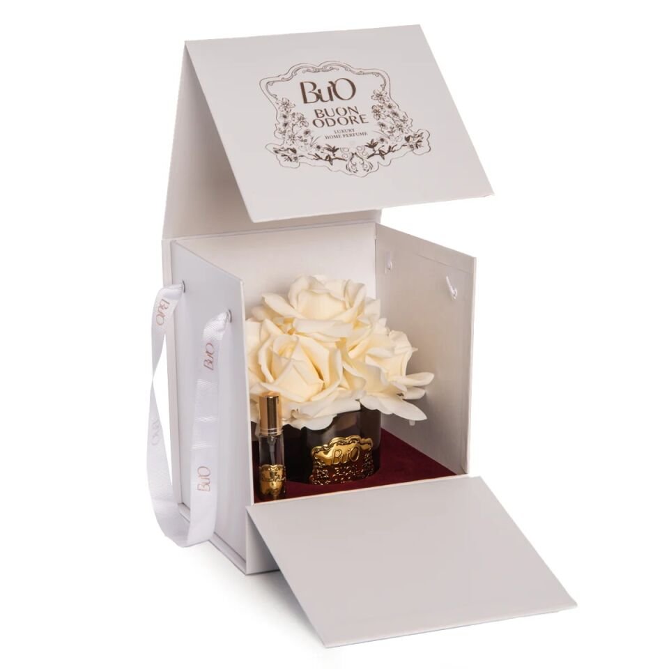 Amber Cam Gold 5 Gül Luxury Home Perfume Krem