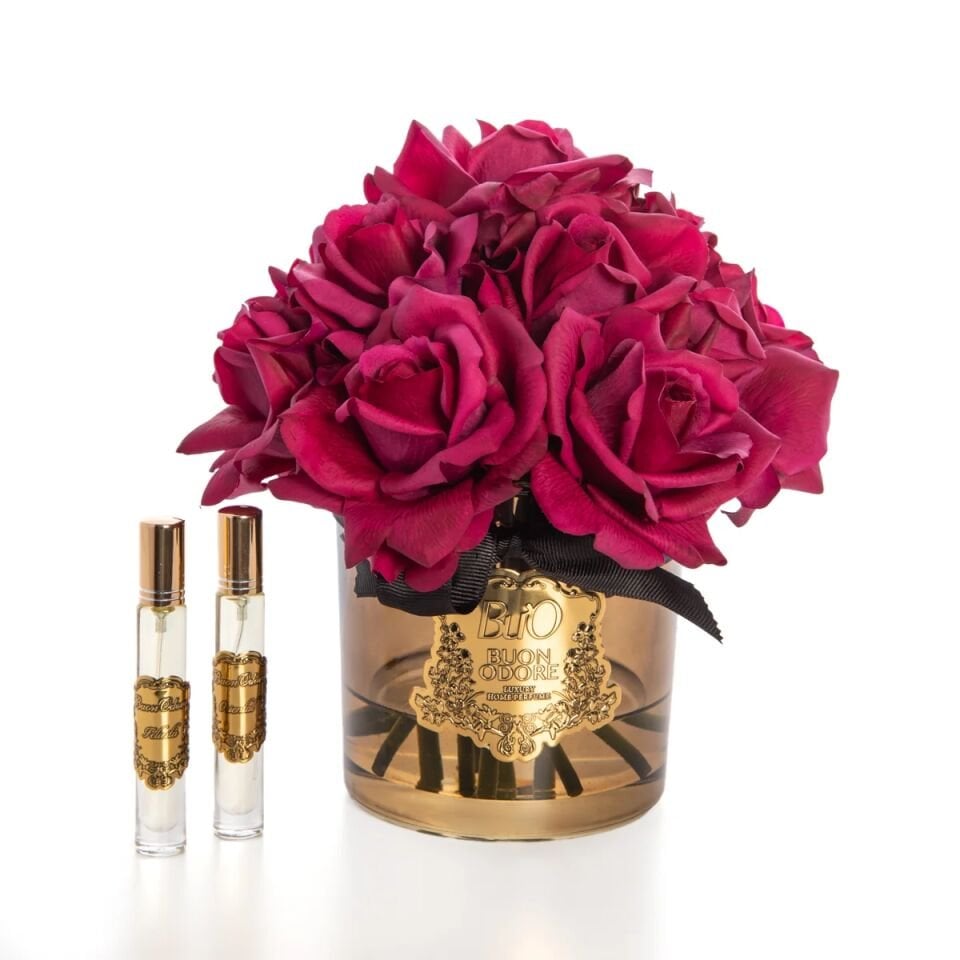 AMBER CAM GOLD 14 GÜL Bordo