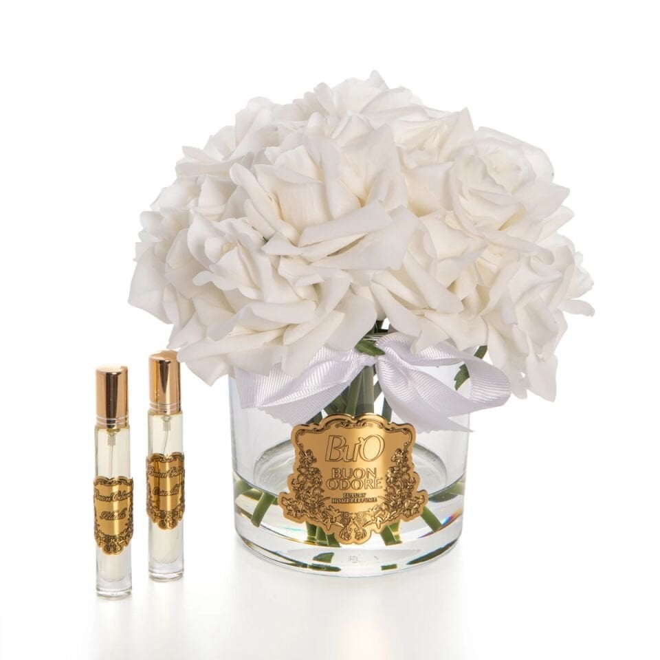 Cam Gold 14 Gül Luxury Home Perfume Beyaz