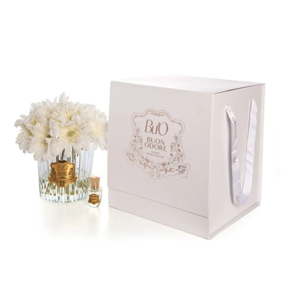 CAM GOLD GERBERA  EV PARFÜMÜ Beyaz