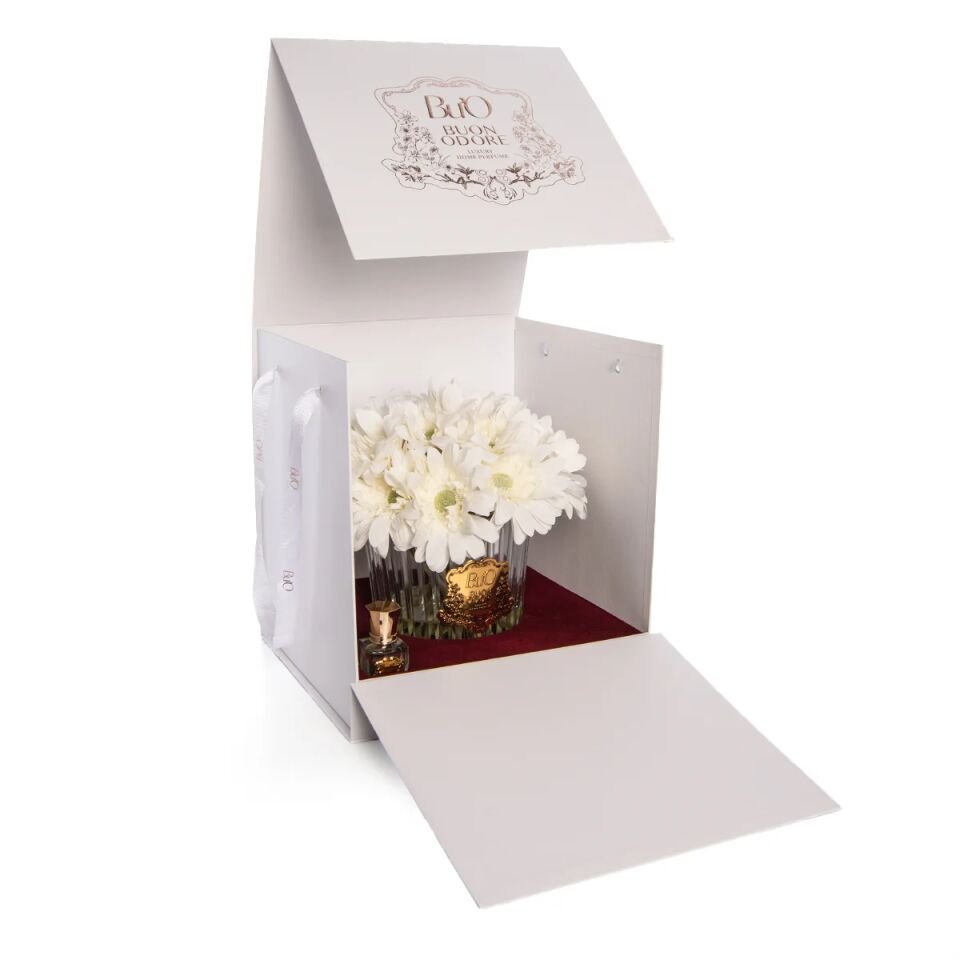 CAM GOLD GERBERA  EV PARFÜMÜ Beyaz