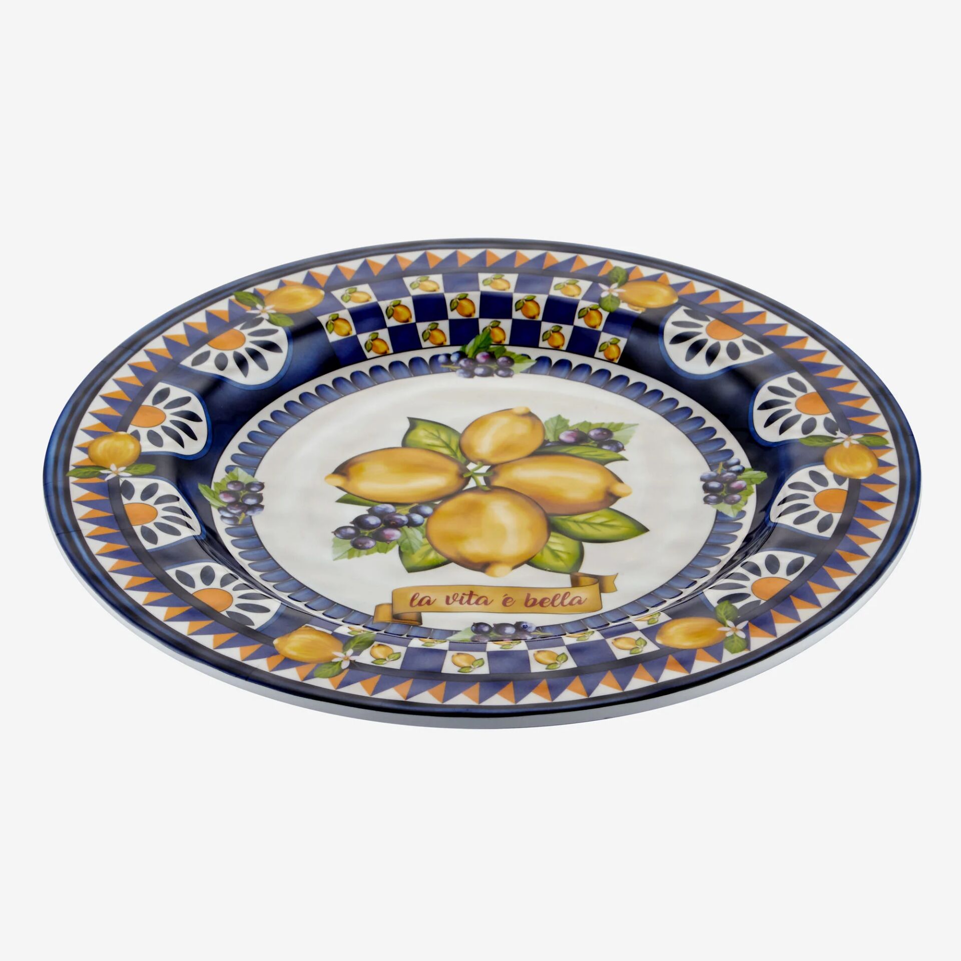 Capri Limon Buketi Yemek Tabağı