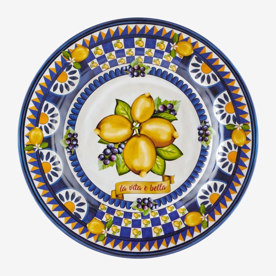 Capri Limon Buketi Yemek Tabağı