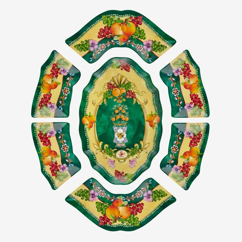 ÖN SİPARİŞ - Carpe Diem Meze Tabağı 7 Parça Yeşil