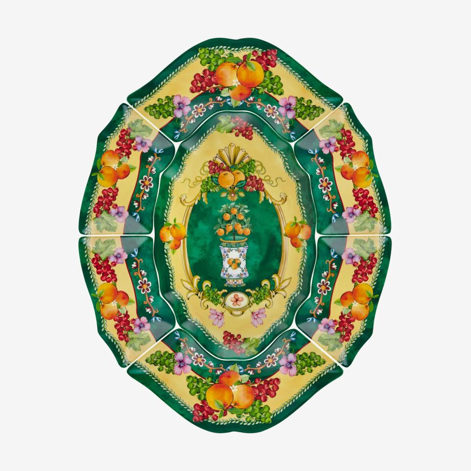 ÖN SİPARİŞ - Carpe Diem Meze Tabağı 7 Parça Yeşil