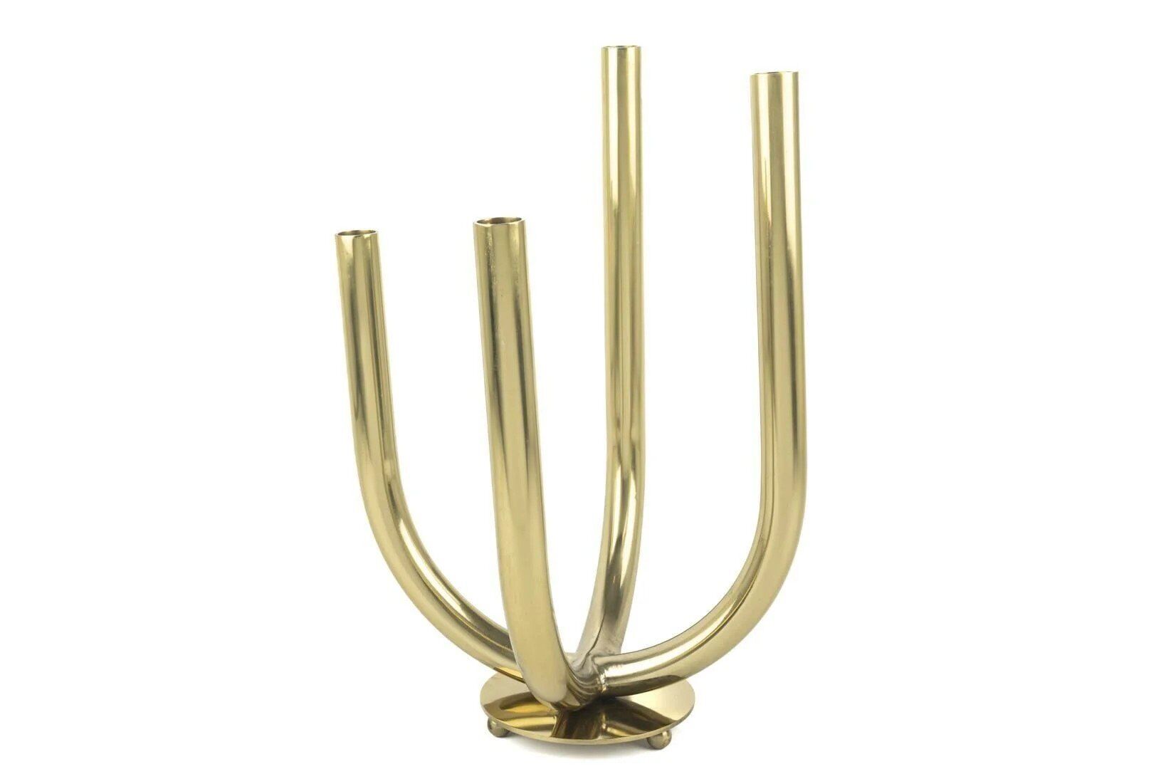 Gold 4 Kollu Şamdan 19x20x40cm