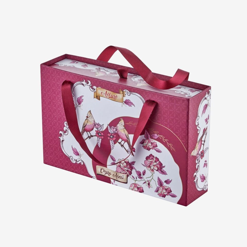 ALLURE 2'Lİ ÇAY TABAĞI SETİ Pembe