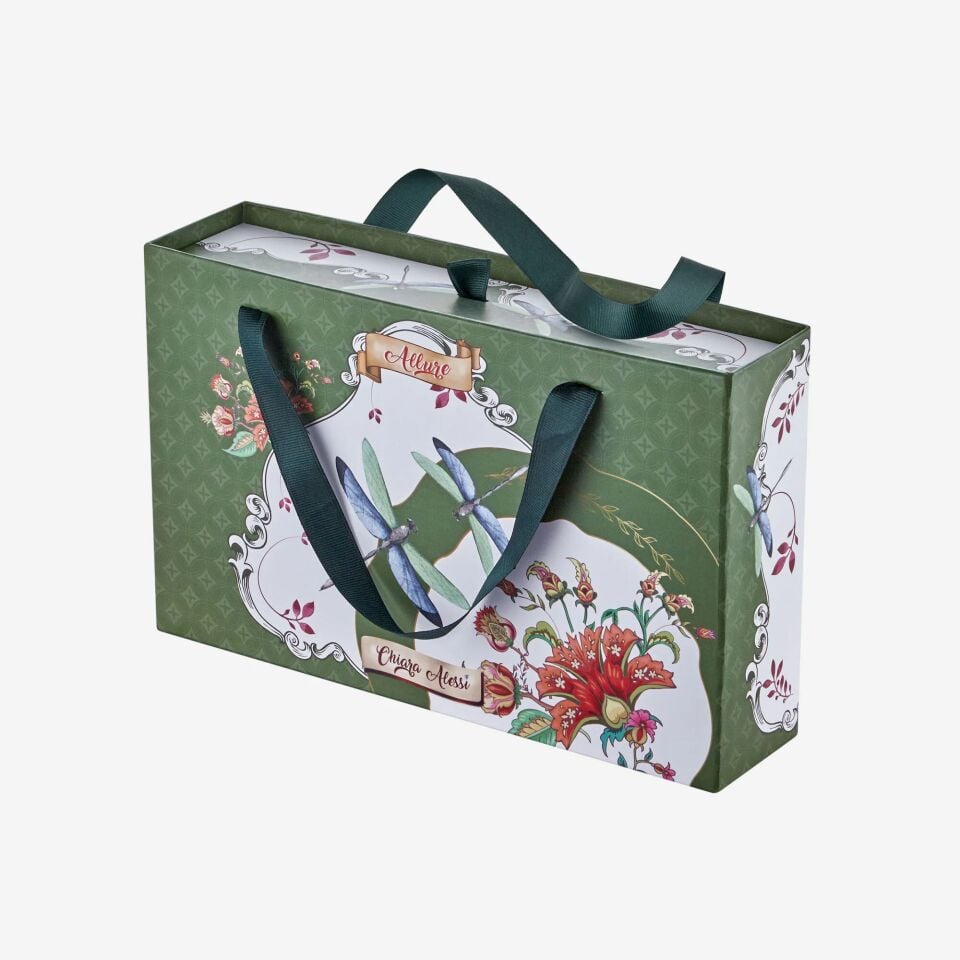 ALLURE 2'Lİ ÇAY TABAĞI SETİ Yeşil