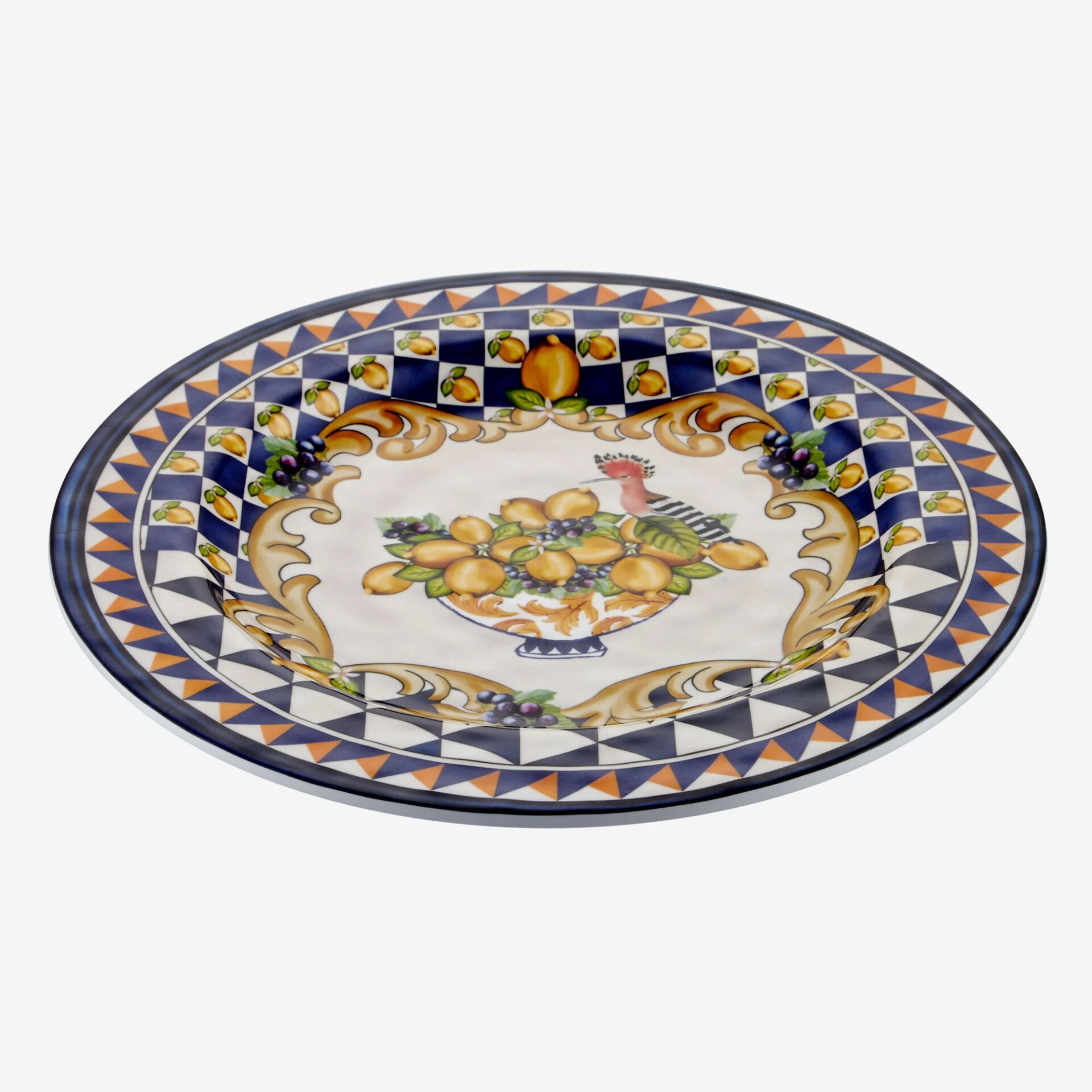 Capri Goblet Desenli Yemek Tabağı