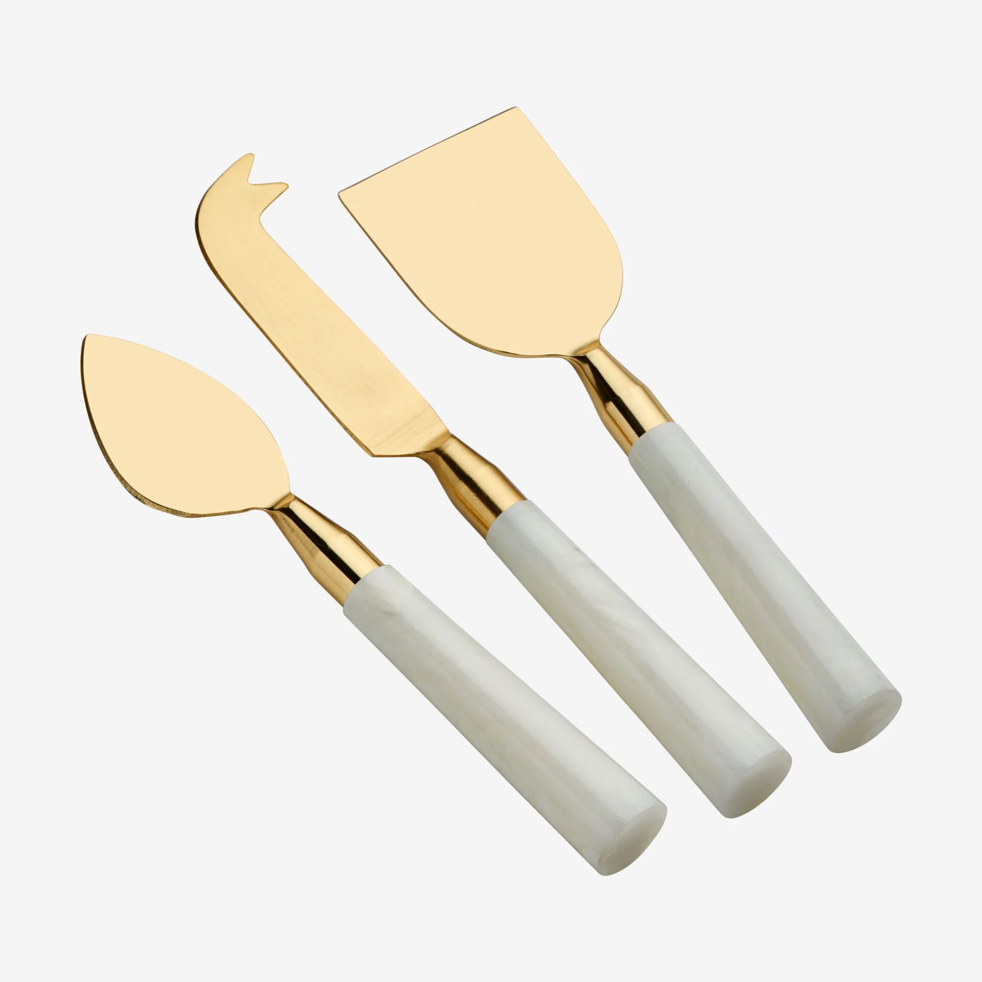 3'lü Peynir Seti Sedefli Resin