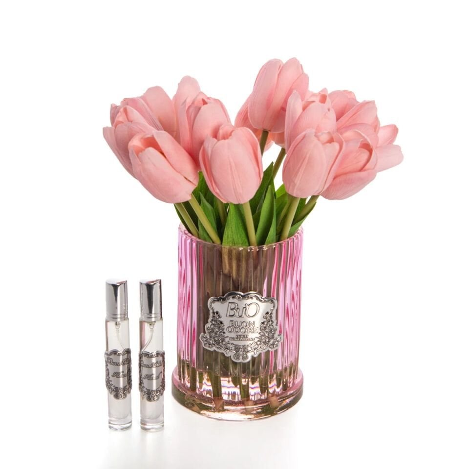 Silver Rozet Lale Luxury Home Perfume Pembe