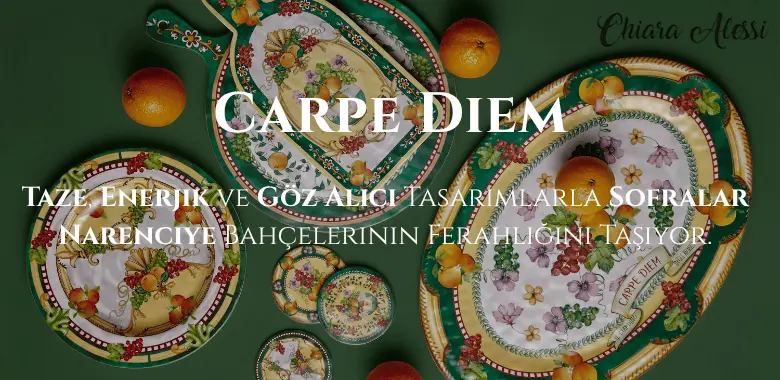 Si Design & Home Chiara Alessi Carpe Diem Banner